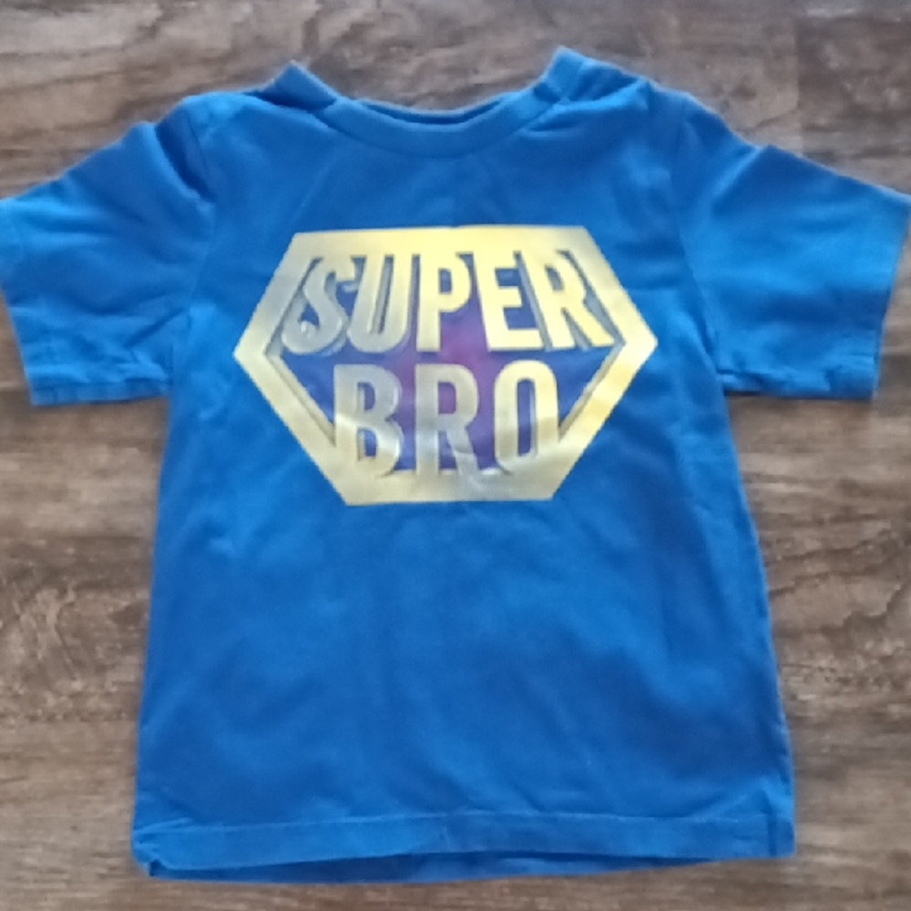 Super Bro Blue Kids Costume T-Shirt